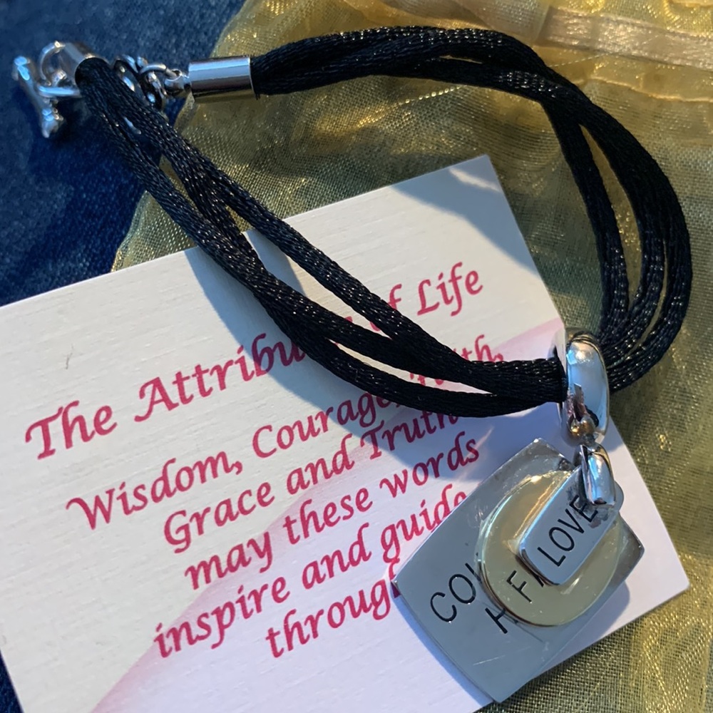 Love, Faith, Courage Hope - Bracelet